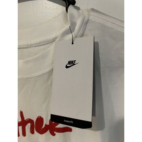 Nike DR2595-100 Women's White Together We Fly Short Sleeve T-Shirt Size Medium - Picture 3 of 6